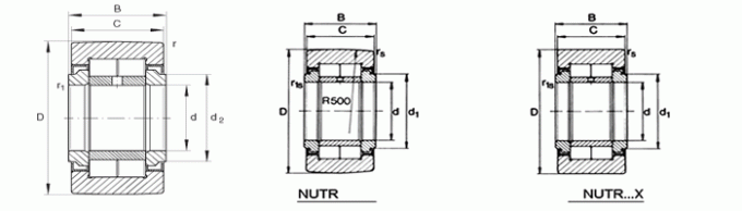 궤도 주자 방위 NUTR40 구부리는 기계 부속 0
