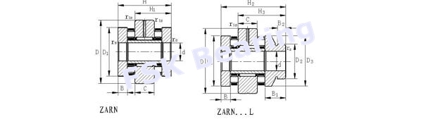 나일론 감금소/금관 악기 감금소 ZARN2557는 공작 기계를 위한 원통 모양 롤러 베어링을 밀었습니다 0
